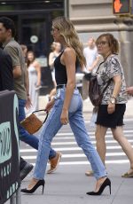SISTINE ROSE STALLONE Leaves SiriusXM Studios in New York 08/05/2019