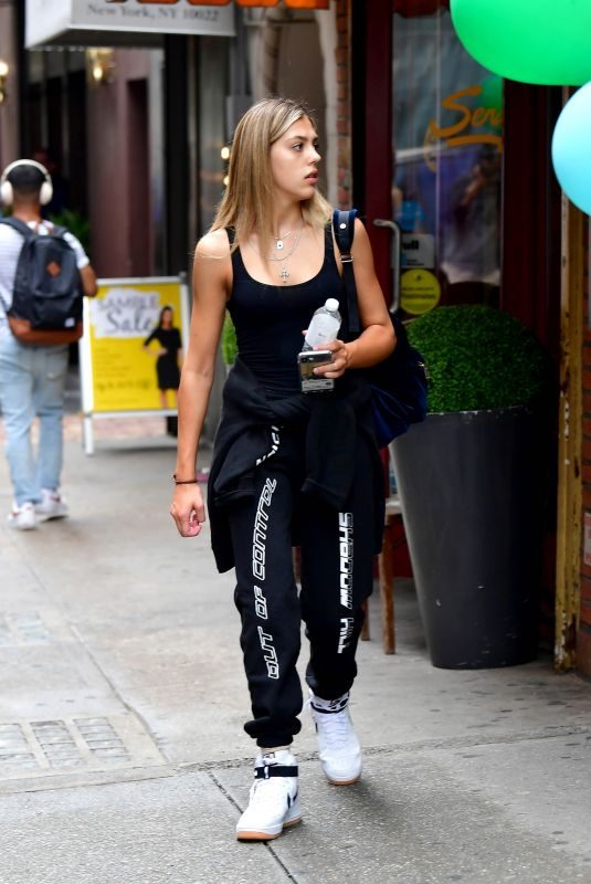 SISTINE ROSE STALLONE Out for Lunch in New York 08/06/2019