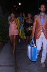 SOFIA RICHIE and ANASTASIA KARANIKOLAOU Night Out in Capri 08/08/2019