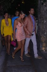 SOFIA RICHIE and ANASTASIA KARANIKOLAOU Night Out in Capri 08/08/2019