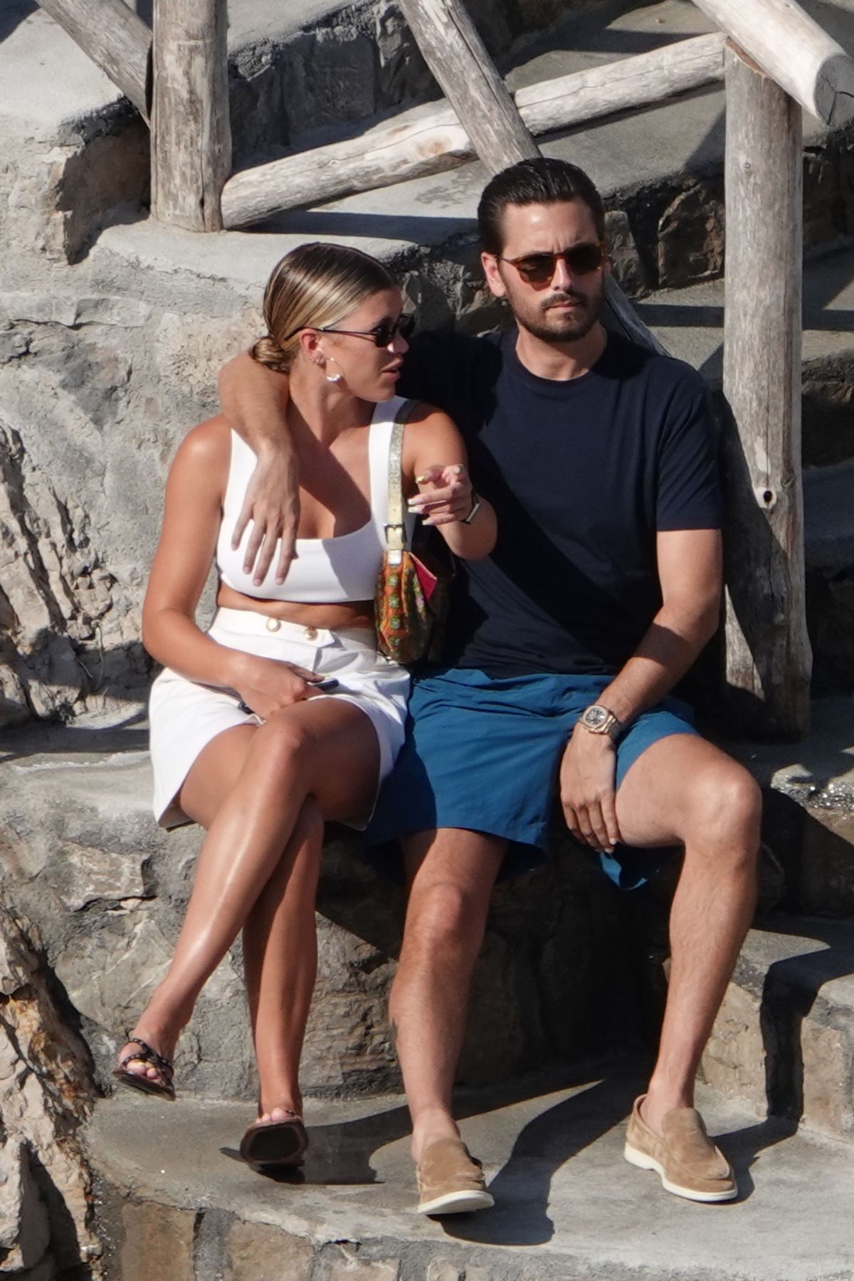 SOFIA RICHIE and Scott Disick on Vacation in Nerano 08/09/2019 – HawtCelebs