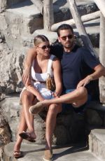 SOFIA RICHIE and Scott Disick on Vacation in Nerano 08/09/2019