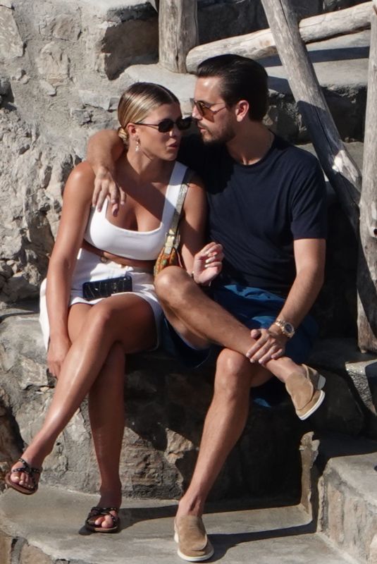 SOFIA RICHIE and Scott Disick on Vacation in Nerano 08/09/2019