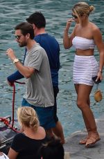 SOFIA RICHIE and Scott Disick Out in Portofino 08/13/2019