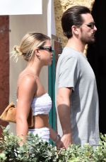 SOFIA RICHIE and Scott Disick Out in Portofino 08/13/2019