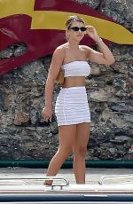 SOFIA RICHIE and Scott Disick Out in Portofino 08/13/2019