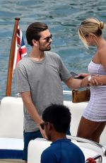 SOFIA RICHIE and Scott Disick Out in Portofino 08/13/2019