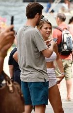 SOFIA RICHIE and Scott Disick Out in Portofino 08/13/2019