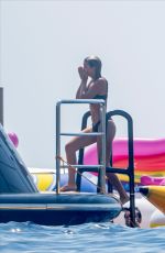 SOFIA RICHIE in Bikini at a Yacht in Nerano 08/10/2019