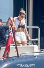 SOFIA RICHIE in Bikini at a Yacht in Nerano 08/10/2019