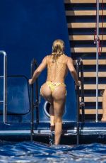 SOFIA RICHIE in Bikini at a Yacht in Positano 08/08/2019