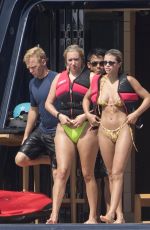 SOFIA RICHIE in Bikini at a Yacht in Positano 08/08/2019