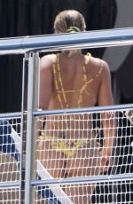 SOFIA RICHIE in Bikini at a Yacht in Positano 08/08/2019
