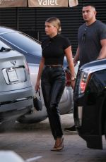 SOFIA RICHIE Leaves Nobu in Malibu 08/19/2019