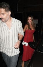 SOFIA VERGARA and Joe Magliano Out for Dinner in Beverly Hills 08/03/2019
