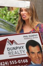SOFIA VERGARA on the Set of Modern Family Final Season in Los Angeles 08/22/2019