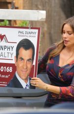SOFIA VERGARA on the Set of Modern Family Final Season in Los Angeles 08/22/2019