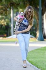 SOFIA VERGARA Out with Her Dog in Beverly Hills 08/17/2019