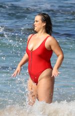 SOPHIA BRENNAN in Swimsuit at a Beach in Sydney 08/16/2019