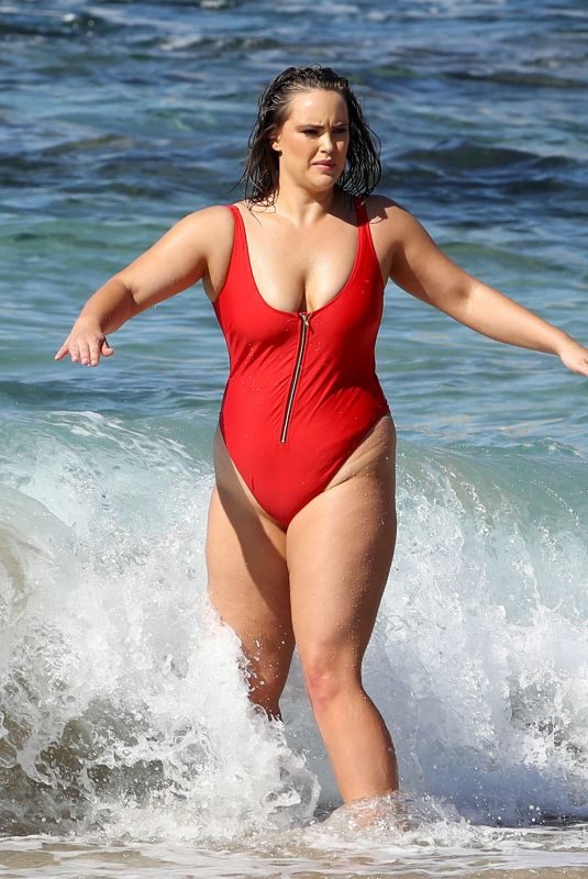 SOPHIA BRENNAN in Swimsuit at a Beach in Sydney 08/16/2019