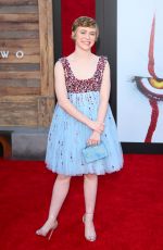 SOPHIA LILLIS at It: Chapter Two Premiere in Westwood 08/26/2019