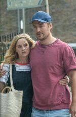 SOPHIE RUNDLE and Matt Stokoe Out with Their Dog in London 08/17/2019