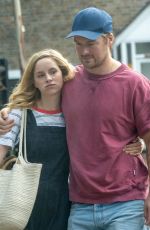 SOPHIE RUNDLE and Matt Stokoe Out with Their Dog in London 08/17/2019