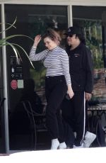 SOPHIE SIMMONS and Her Father Gene Simmons Out for Breakfast in Los Angeles 08/01/2019