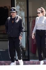 SOPHIE SIMMONS and Her Father Gene Simmons Out for Breakfast in Los Angeles 08/01/2019