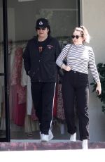 SOPHIE SIMMONS and Her Father Gene Simmons Out for Breakfast in Los Angeles 08/01/2019