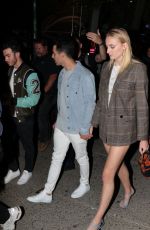 SOPHIE TURNER and Joe Jonas at Villa One Tequila Brand in New York 08/29/2019