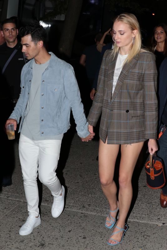 SOPHIE TURNER and Joe Jonas at Villa One Tequila Brand in New York 08/29/2019