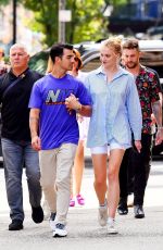SOPHIE TURNER and Joe Jonas Out in New York 08/16/2019