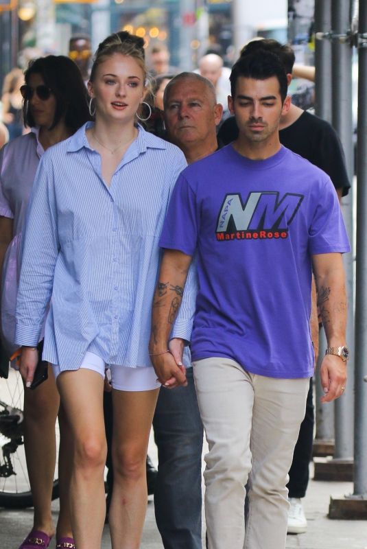 SOPHIE TURNER and Joe Jonas Out in New York 08/16/2019