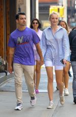SOPHIE TURNER and Joe Jonas Out in New York 08/16/2019