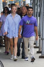 SOPHIE TURNER and Joe Jonas Out in New York 08/16/2019