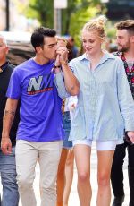 SOPHIE TURNER and Joe Jonas Out in New York 08/16/2019