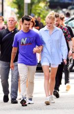 SOPHIE TURNER and Joe Jonas Out in New York 08/16/2019