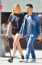 SOPHIE TURNER and Joe Jonas Out Kissing in New York 08/29/2019