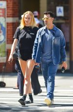 SOPHIE TURNER and Joe Jonas Out Kissing in New York 08/29/2019