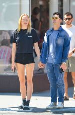 SOPHIE TURNER and Joe Jonas Out Kissing in New York 08/29/2019