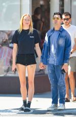 SOPHIE TURNER and Joe Jonas Out Kissing in New York 08/29/2019