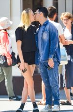 SOPHIE TURNER and Joe Jonas Out Kissing in New York 08/29/2019