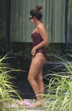 SOPHIE TURNER and PRIYANKA CHOPRA in Swimwear at a Pool in Miami 08/03/2019