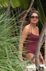 SOPHIE TURNER and PRIYANKA CHOPRA in Swimwear at a Pool in Miami 08/03/2019