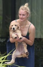 SOPHIE TURNER and PRIYANKA CHOPRA in Swimwear at a Pool in Miami 08/03/2019