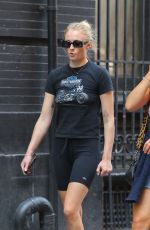 SOPHIE TURNER Out and About in New York 08/19/2019
