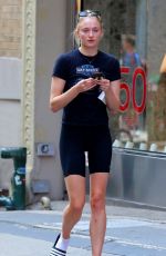 SOPHIE TURNER Out and About in New York 08/19/2019