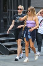 SOPHIE TURNER Out and About in New York 08/19/2019