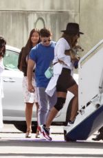 SOPHIE TURNER, PRIYANKA CHOPRA and Nick and Joe Jonas at Airport in Miami 08/08/2019